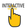 Icon to indicate that all our logistics courses are interactive